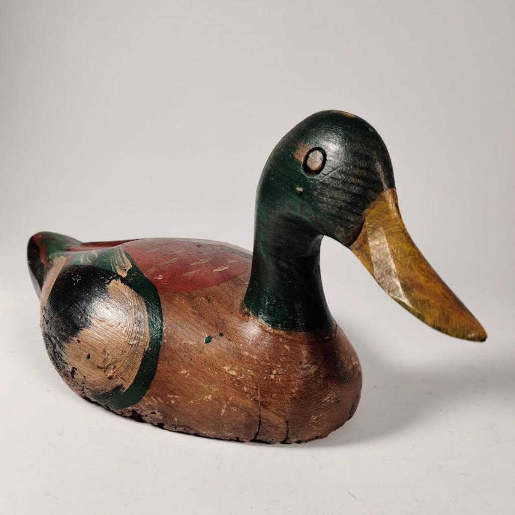 Lokeend, Canard leurre, Eenden decoratie Hout handgemaakt, Ophalen of Verzenden