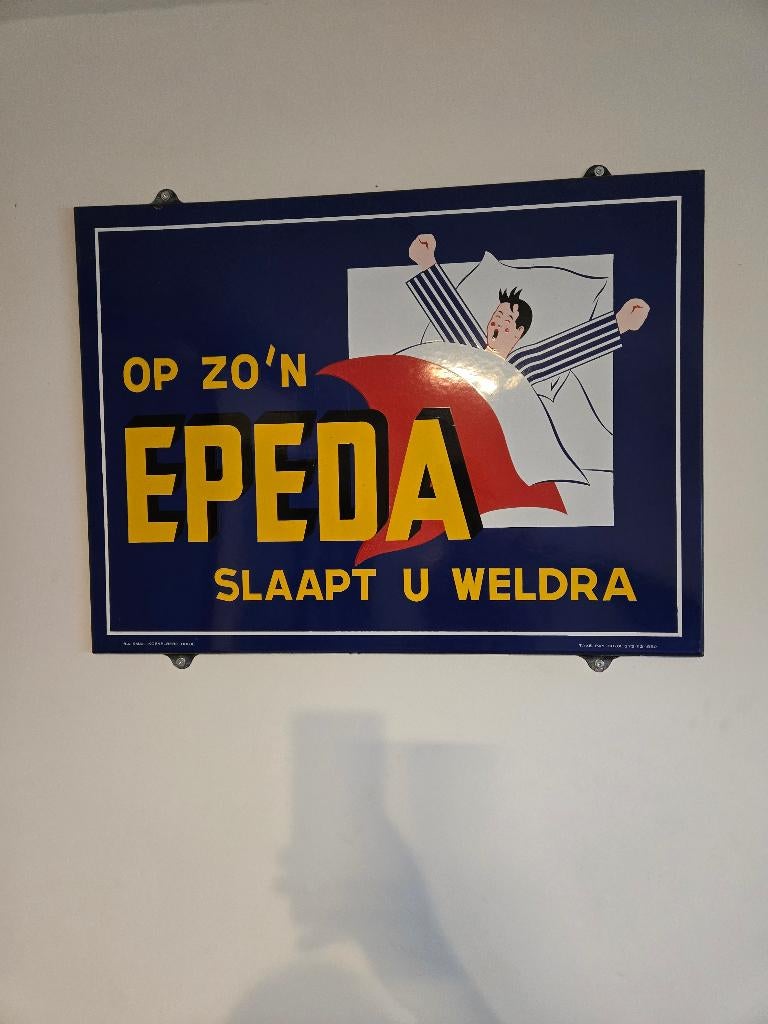 Epeda emaille  hele mooie staat  1952, Ophalen of Verzenden