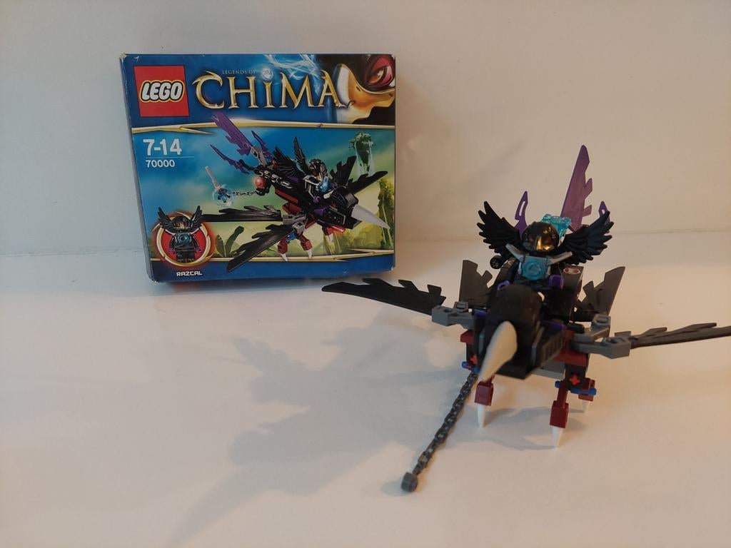 lego chima 70000 razcal´s glider, Enlèvement ou Envoi, Utilisé, Ensemble complet, Lego