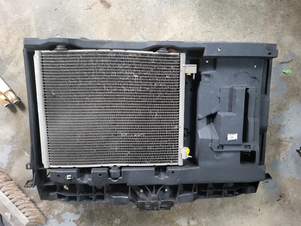 voorfront slotplaat + radiator + koelventilator motor, Auto-onderdelen, Ophalen, Gebruikt, Citroën