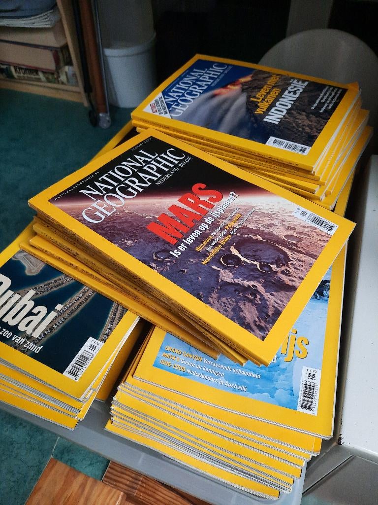 National geographic magazine 2000-2009, Boeken, Ophalen, Gelezen, Wetenschap en Natuur