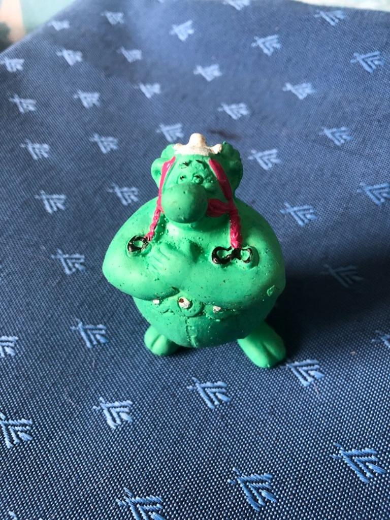 Astérix  figurine Obélix gomme itty bitties 1969 TBE, Envoi, Astérix et Obélix, Utilisé, Statue ou Figurine