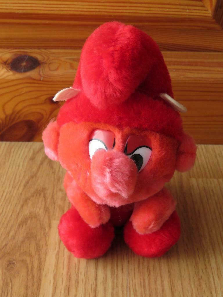 Vintage superbe peluche schtroumpfs diable annee 1990, Enlèvement ou Envoi, Neuf, Autres Schtroumpfs, Poupée, Figurine ou Peluche