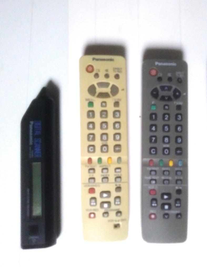Télécommande Panasonic pour TV et magnétoscope VHS, VHS, Originale, Utilisé, Avec écran