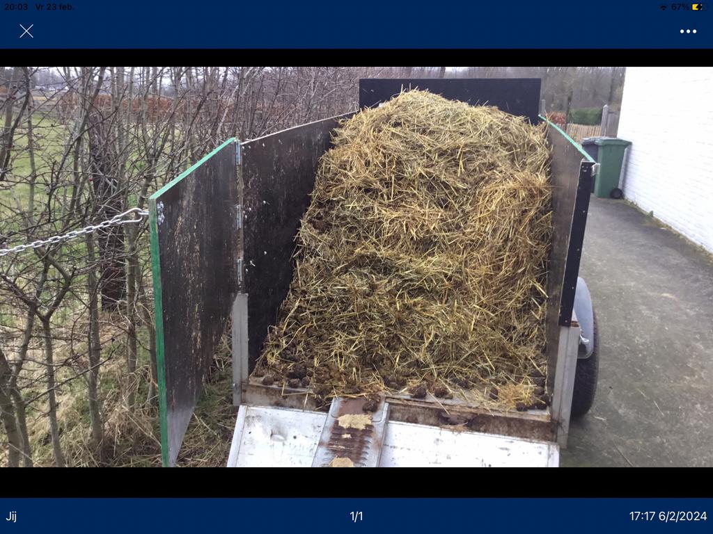 paardenmest, Enlèvement ou Envoi