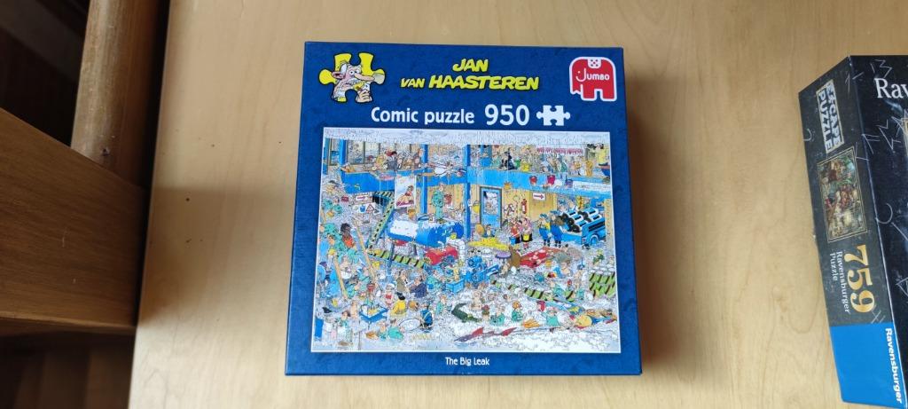 Jan van Haasteren puzzel 'The Big Leak' - 950 stukjes, Enlèvement ou Envoi, Comme neuf, Puzzle