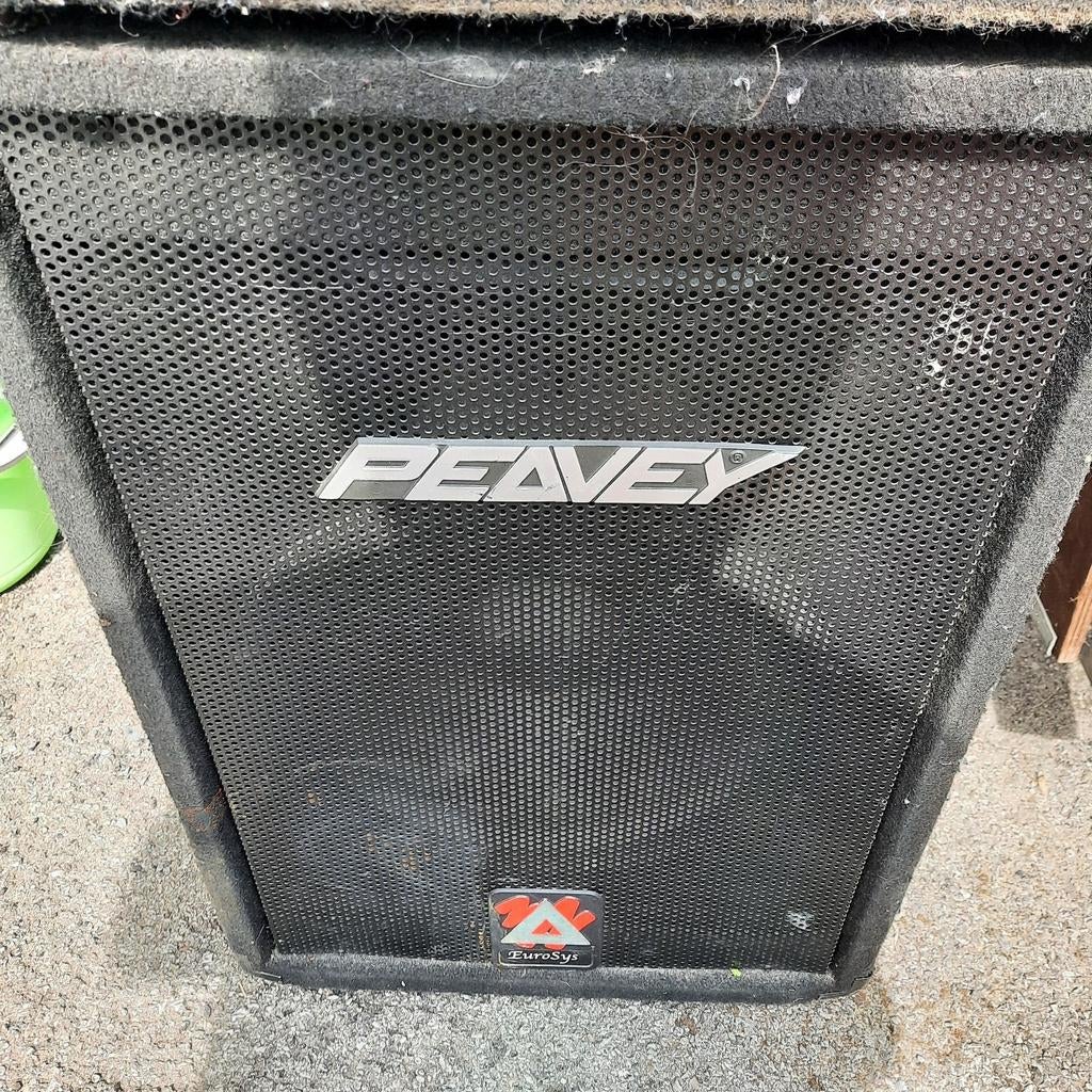 Luidsprekers ( boxen ) Peavey 8 ohm . 80 euro ., Ophalen, Gebruikt