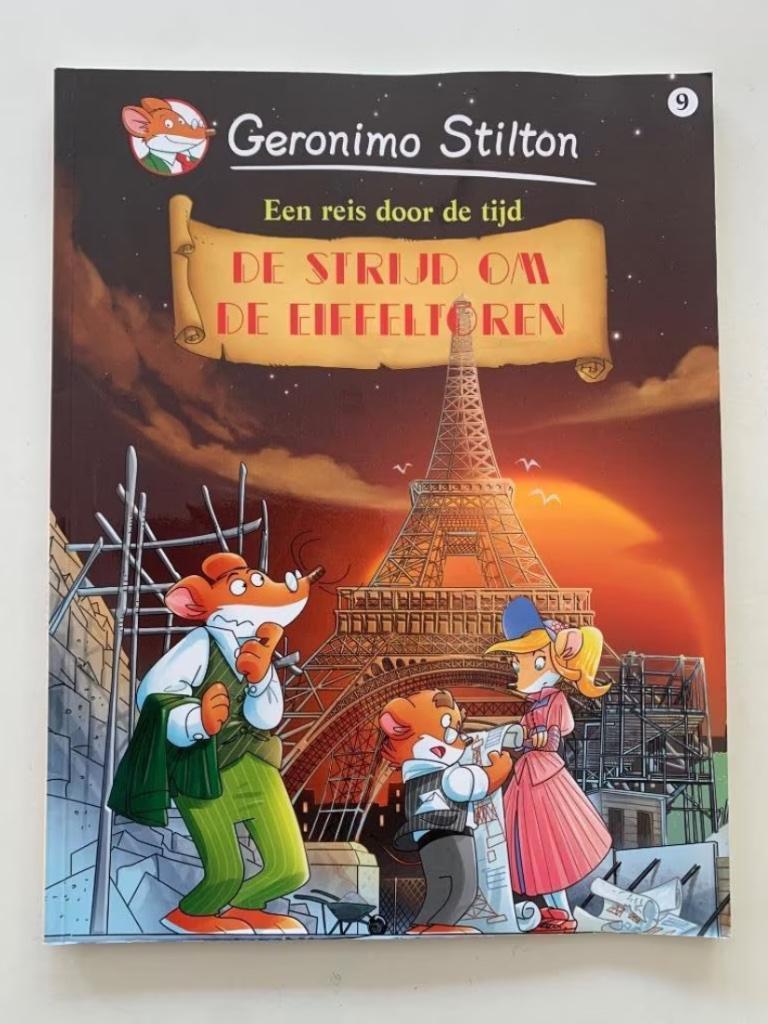 Geronimo Stilton, Een reis door de tijd, De strijd om de Eif, Boeken, Eén stripboek, Ophalen of Verzenden, Gelezen