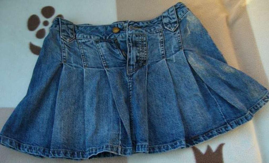 blauw jeansrokje (164), Kinderen en Baby's, Kinderkleding | Maat 164, C&A, Meisje, Ophalen of Verzenden, Zo goed als nieuw