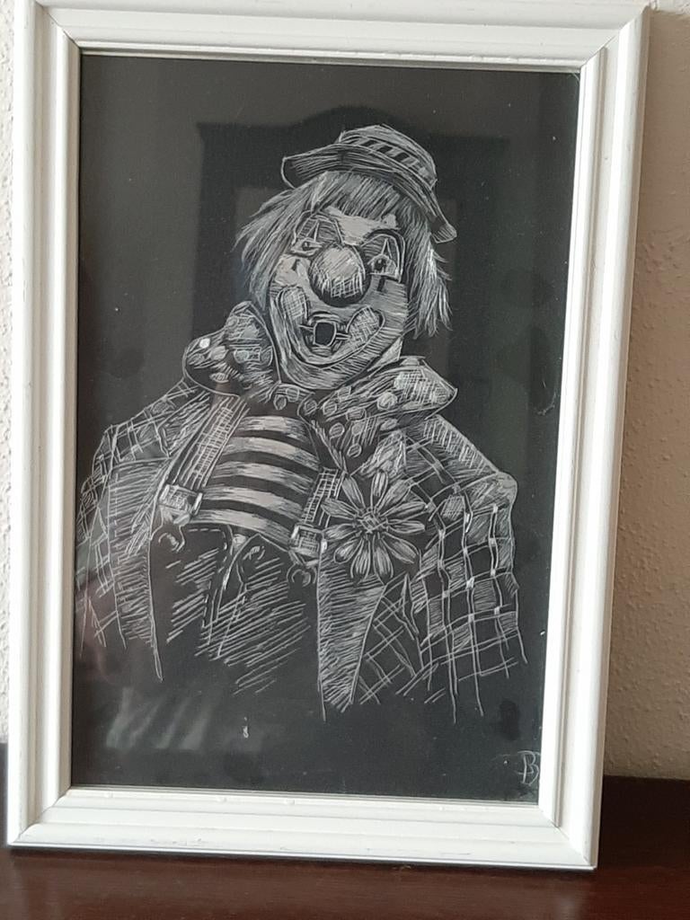 Kader met Clown, Ophalen