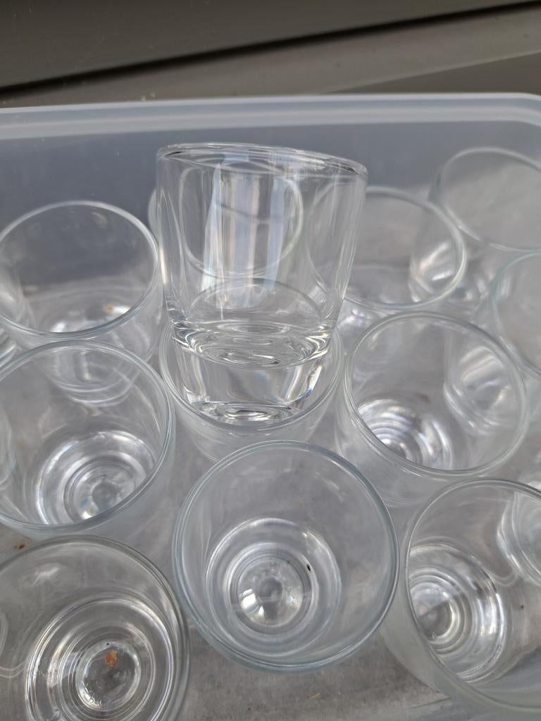 kleine glaasjes, Ophalen of Verzenden, Zo goed als nieuw, Glas, Glas of Glazen