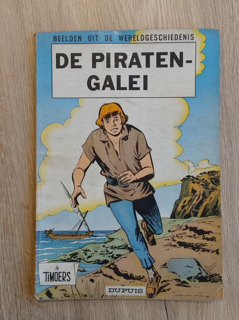 De Timoers - De piratengalei - Dupuis - Eerste druk 1965, Boeken, Stripverhalen, Ophalen of Verzenden, Gelezen