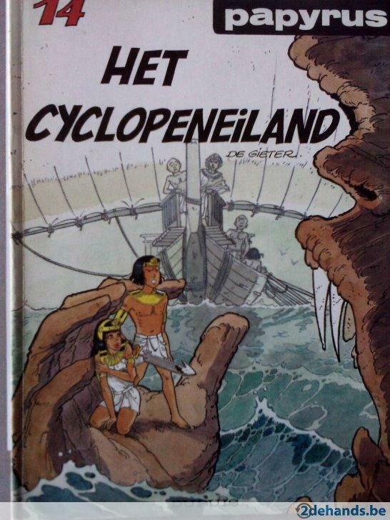 Papyrus. Het cyclopeneiland. Strip., Boeken, Stripverhalen, Zo goed als nieuw, Eén stripboek, Ophalen of Verzenden