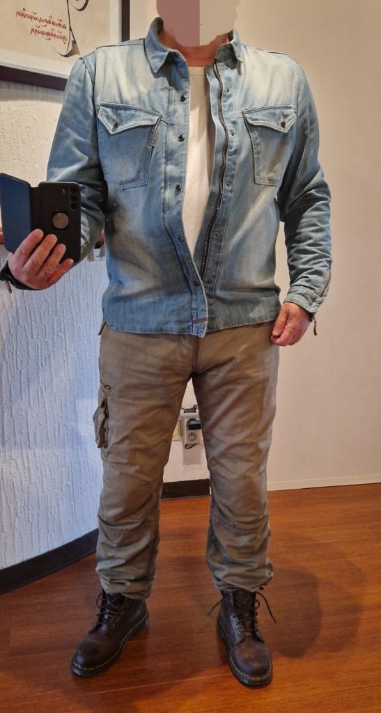 Macna Westcoat jeansjacket met goedgekeurde beschermingen, Motoren, Kleding | Motorkleding, Jas | textiel, Heren, Ophalen of Verzenden