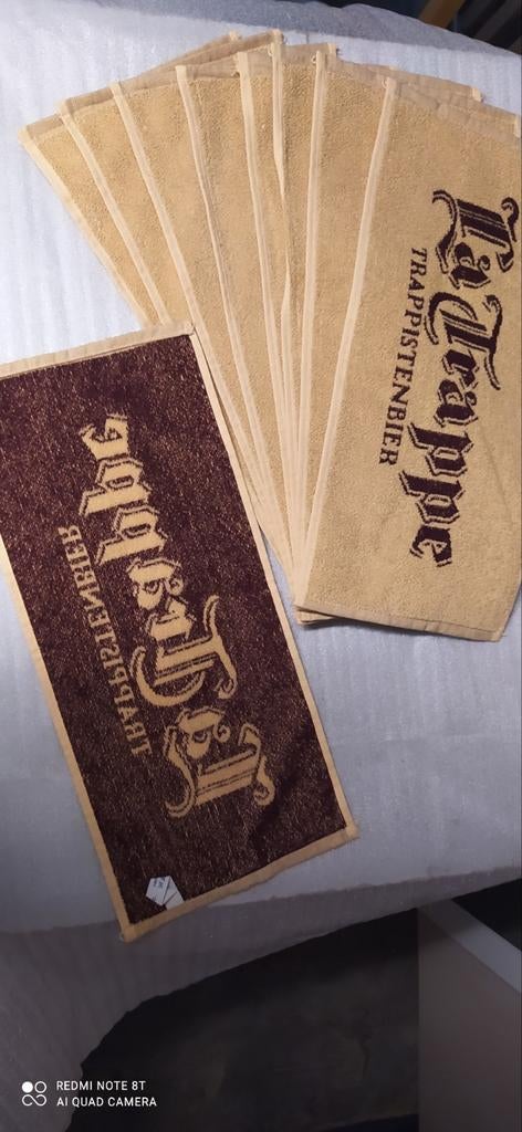 Toog matjes van La Trapp Trappistenbier. Nog 4 stuks. NIEUW., Verzamelen, Biermerken, Ophalen, Nieuw, La Trappe