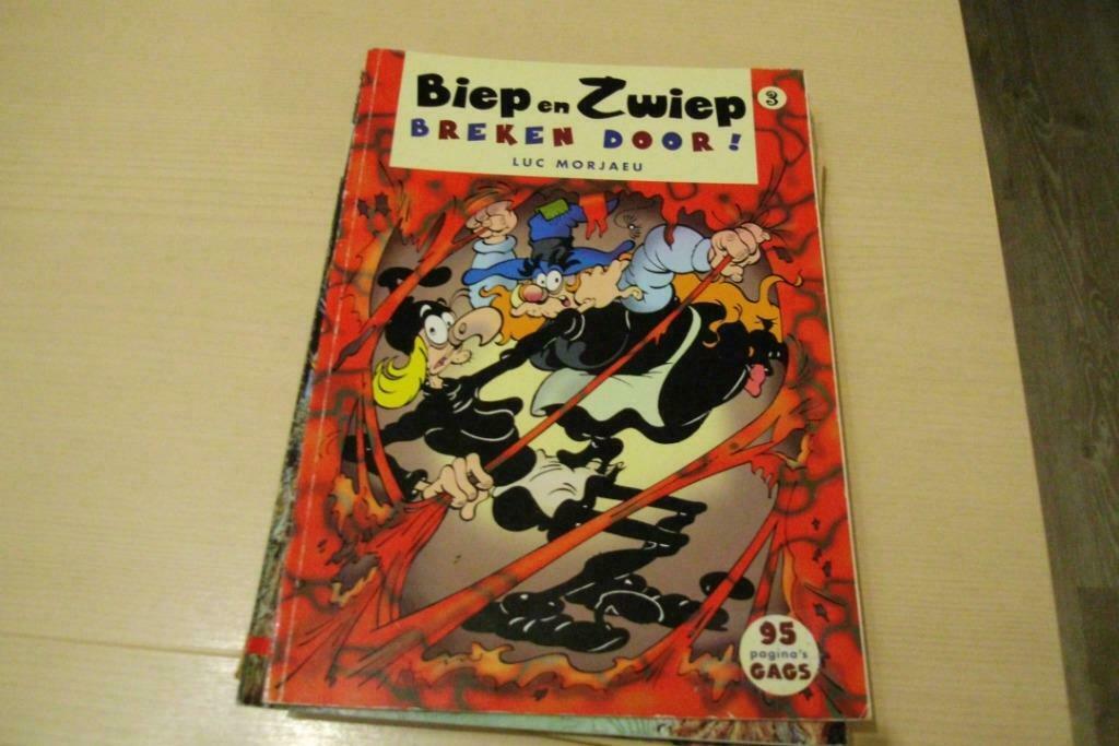 biep en zwiep, Boeken, Stripverhalen, Eén stripboek, Ophalen of Verzenden, Gelezen