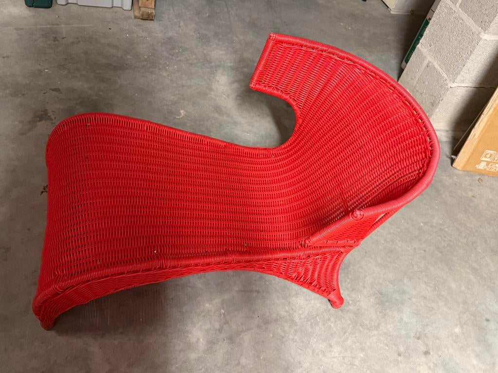 Ikea red lounge chair vinted Sävo per 2 ideaal voor kids, Ophalen, Gebruikt, Kunststof