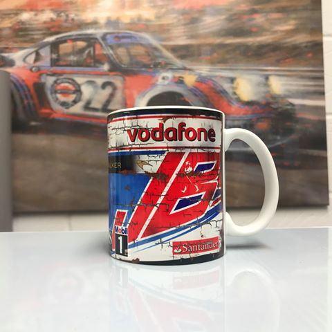 Jenson Button Helmet Honda F1 mok Vintage olie Autosport, Ophalen of Verzenden, Nieuw, Formule 1