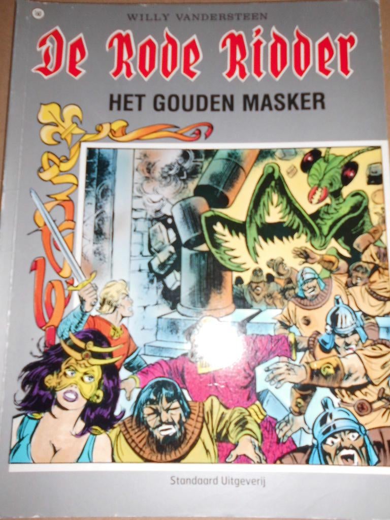 De Rode Ridder - Het gouden masker, Enlèvement ou Envoi, Une BD, Studio  Vandersteen, Utilisé