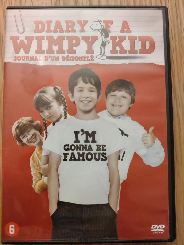 Diary Of A Wimpy Kid (2010) (Zachary Gordon) DVD, Ophalen of Verzenden, Zo goed als nieuw