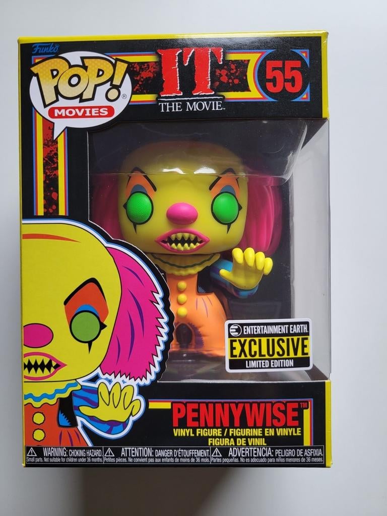 Funko pop nr 55 Pennywise It Exclusive, nieuw!, Ophalen of Verzenden, Nieuw