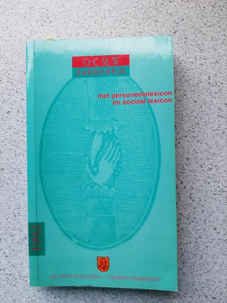 OCMW zakboekje 1992 – historisch naslagwerk, Enlèvement ou Envoi