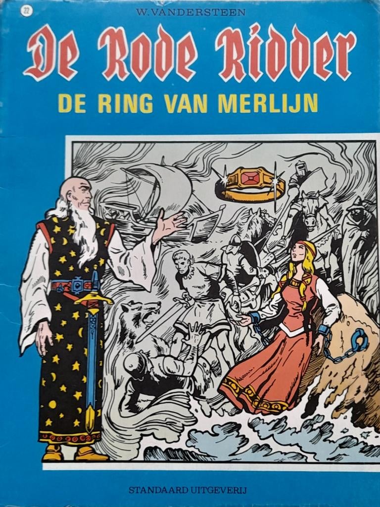 De Rode ridder  de ring van Merlijn, Boeken, Ophalen, Gelezen, Willy Vandersteen