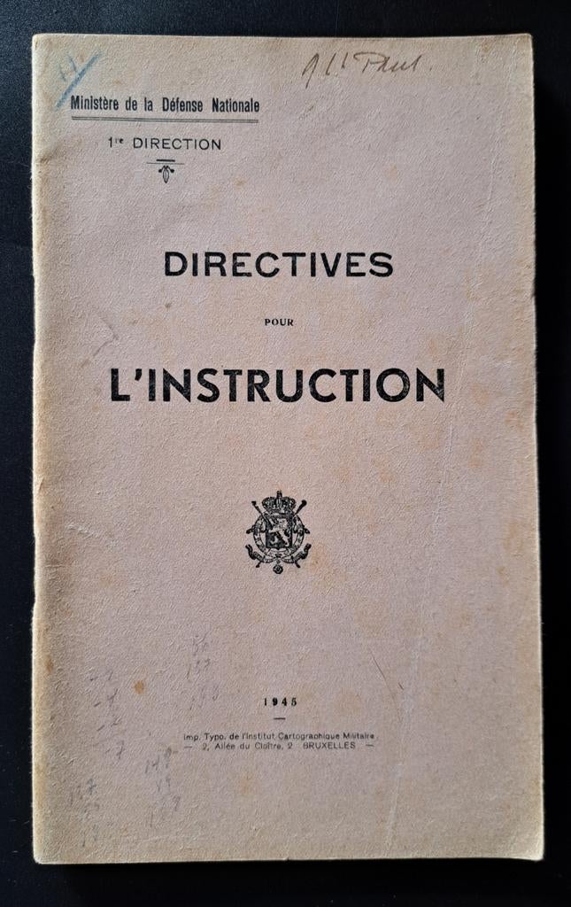 ABBL 1945 Bat Fus Instructierichtlijnen, Ophalen of Verzenden