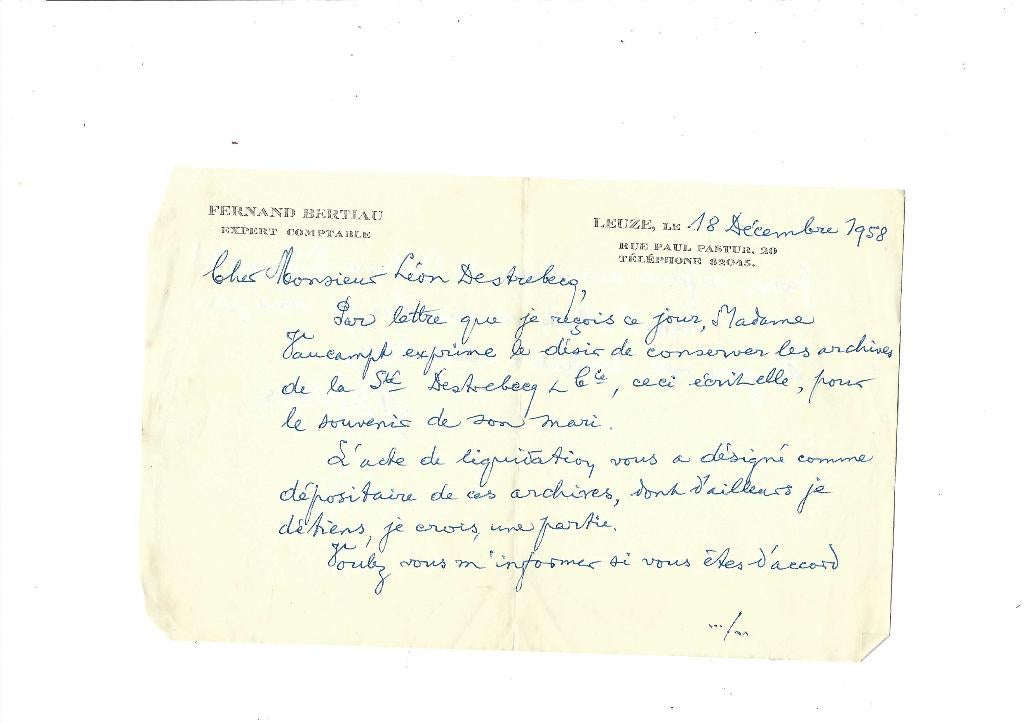 Ancien courrier 1958, Enlèvement ou Envoi, Utilisé