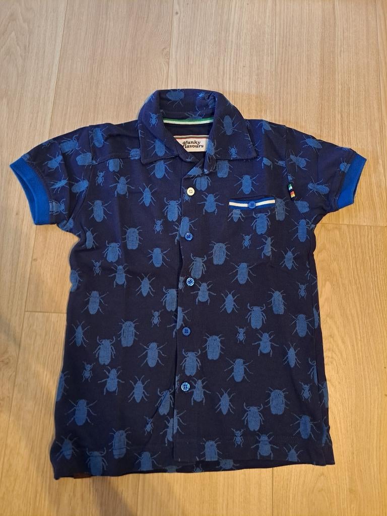 Hemdje 4funkyflavours, maat 110-116, Overhemd of Blouse, Ophalen of Verzenden, Zo goed als nieuw, Jongen