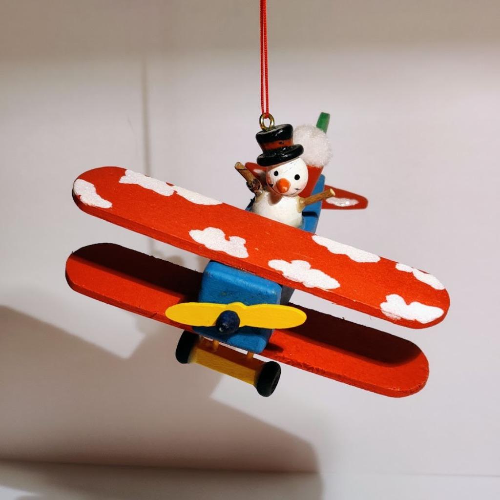 kerstboom sneeuwman vliegtuig Christian Ulbricht, Ophalen of Verzenden
