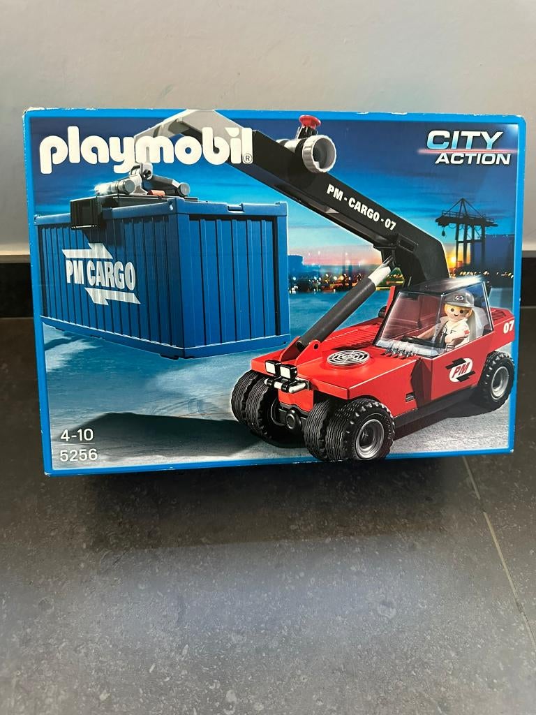 Playmobil heftruck voor containers 5256, Enlèvement, Utilisé, Ensemble complet
