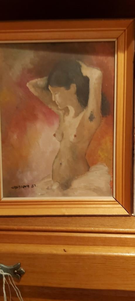 Artistiek portret van de Herviaanse schilder „Casanova”, Antiek en Kunst, Ophalen