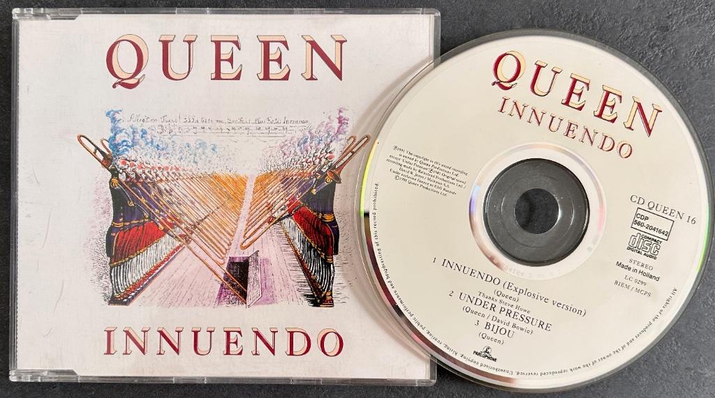 QUEEN - Innuendo / Under pressure ( maxi CD ), Cd's en Dvd's, Cd's | Rock, Zo goed als nieuw, Poprock, Verzenden