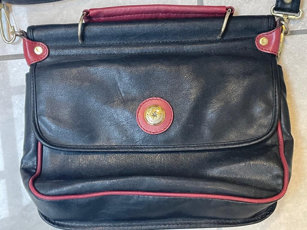 Handtas schoudertas leder David Jones, Ophalen