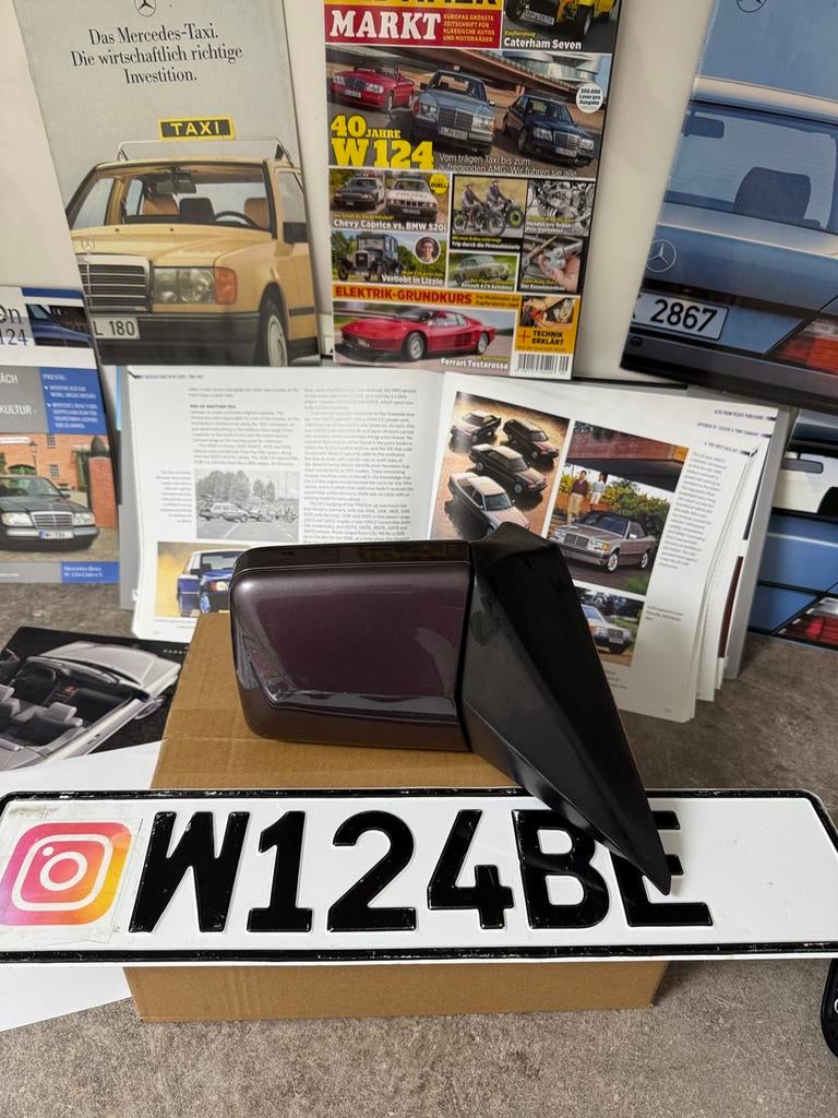 Mercedes w124 coupe spiegel rechts elektrisch, Auto-onderdelen, Spiegels, Ophalen