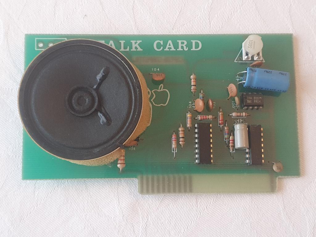 Apple II Capital Computer Talk Card, Computers en Software, Vintage Computers, Ophalen of Verzenden, Apple
