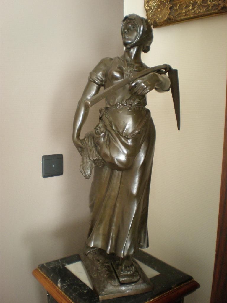 Jacques Marin bronzen beeld, Antiek en Kunst, Ophalen