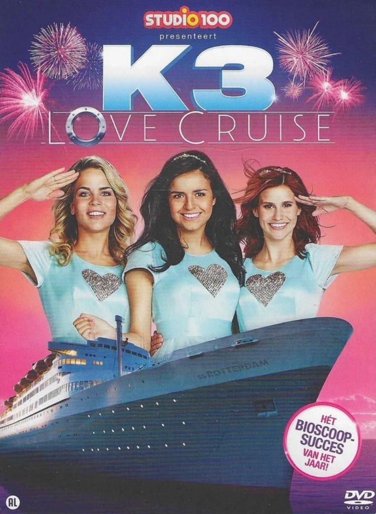 K3 love cruise dvd +boek+cd, Cd's en Dvd's, Alle leeftijden, Ophalen of Verzenden, Avontuur, Film