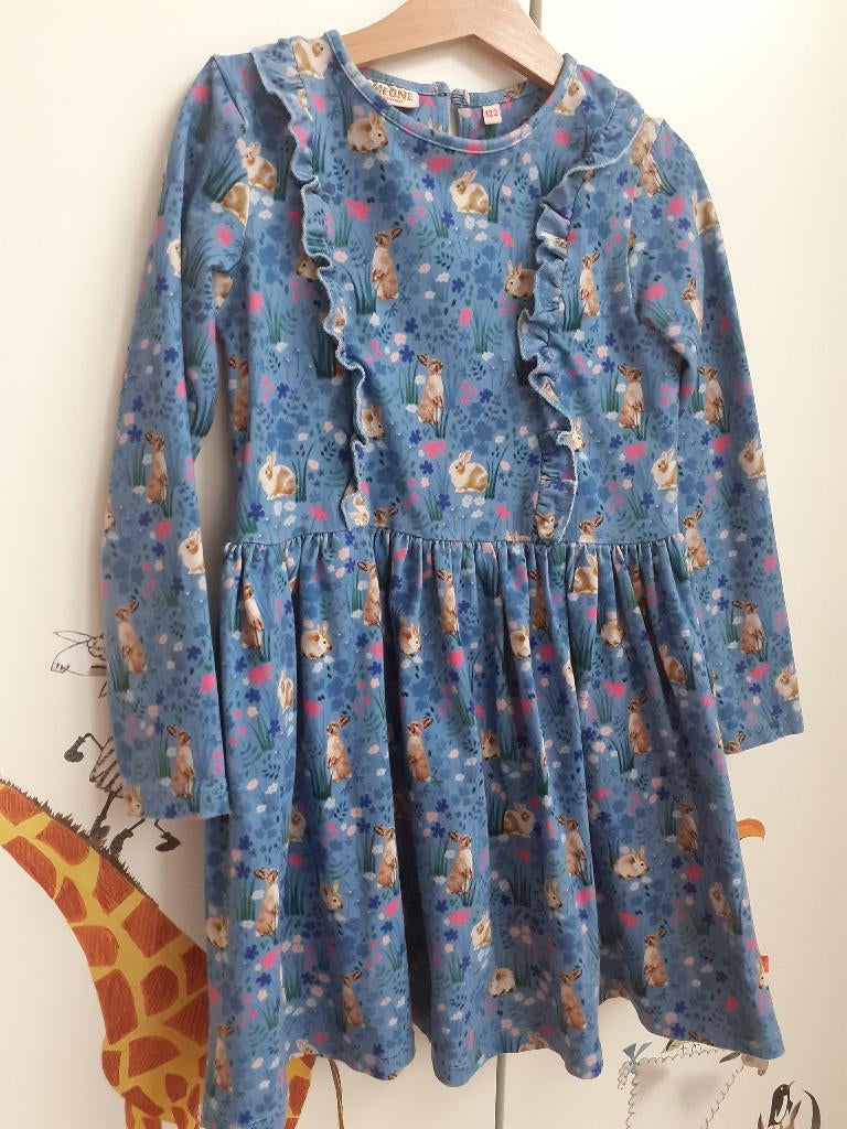 Kleedje Someone maat 122 - met konijnenprint, Robe ou Jupe, Enlèvement ou Envoi, Comme neuf, Someone
