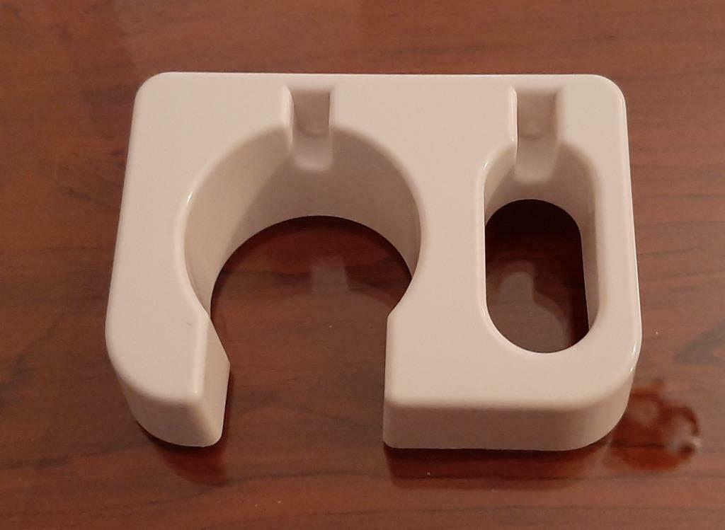 Porte-verre/brosse blanc vintage 11.5cm x 8cm, Enlèvement, Comme neuf, Autres types