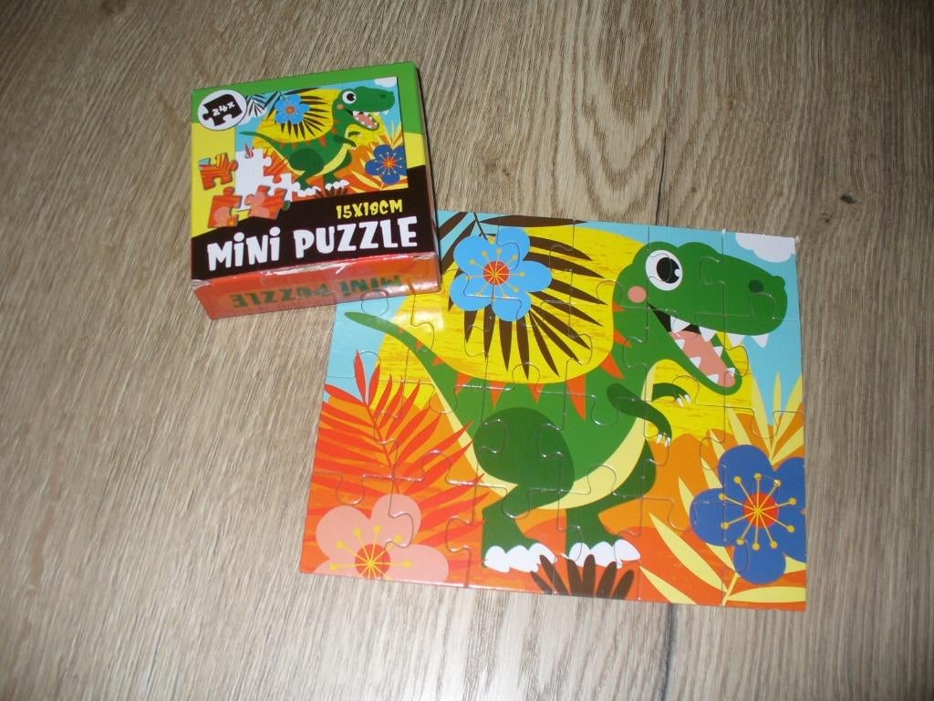 Mini puzzel Dino 24 stukjes, Enlèvement ou Envoi, Comme neuf