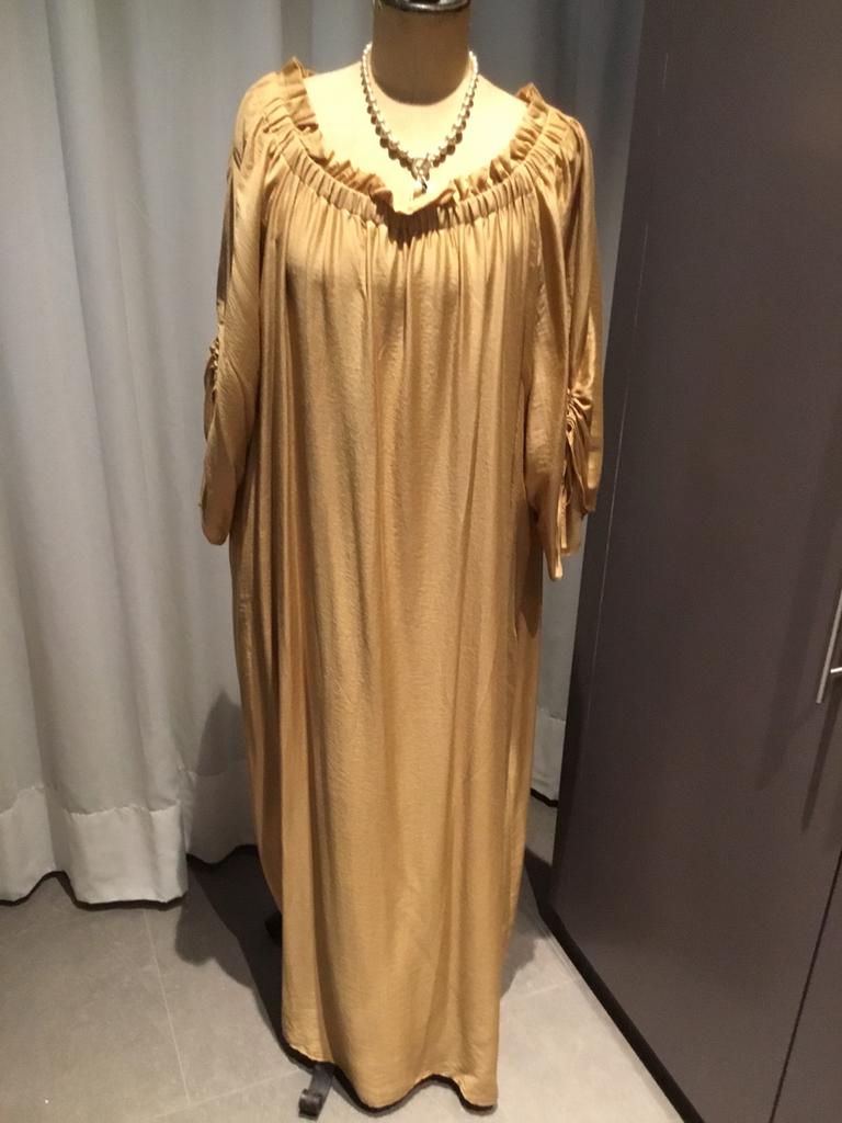 XANDRES GOLD, Robe longue dorée, NEUVE, taille 52/54, XANDRES Gold, Enlèvement ou Envoi, Neuf, Robe