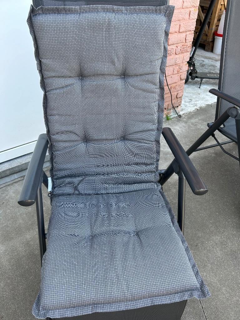 Kussen voor tuinstoel hoge rug, Ophalen, Nieuw