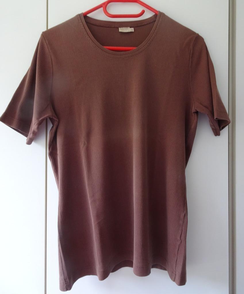 Bruin T-shirt, Kleding | Dames, T-shirts, Gedragen, Bruin, Korte mouw, Ophalen of Verzenden