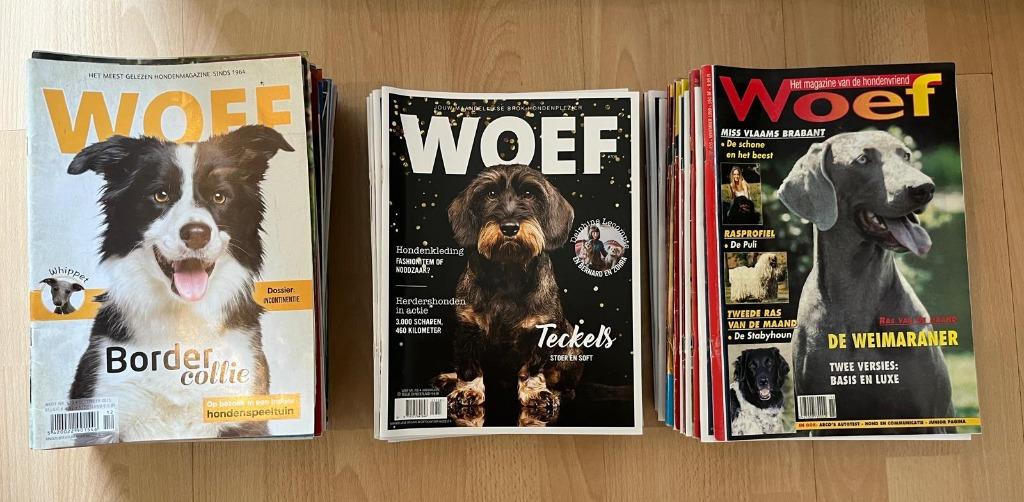 Grote verzameling WOEF magazine (83 stuks!), Enlèvement, 1980 à nos jours, Journal ou Magazine