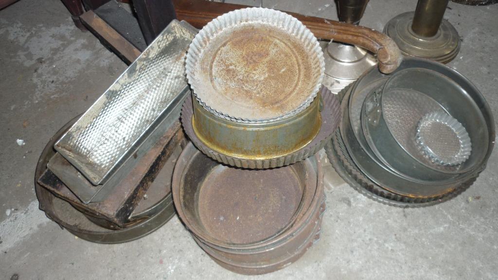LOT OUDE BAKVORMEN, Antiek en Kunst, Ophalen
