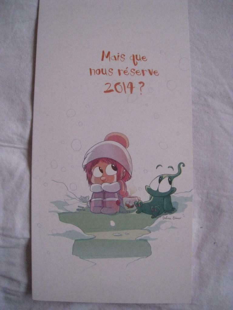 CARTE DE VOEUX BD ERNEST ET REBECCA LE LOMBARD ANTONELLO DAL, Enlèvement ou Envoi, Une BD, Comme neuf, DALENA