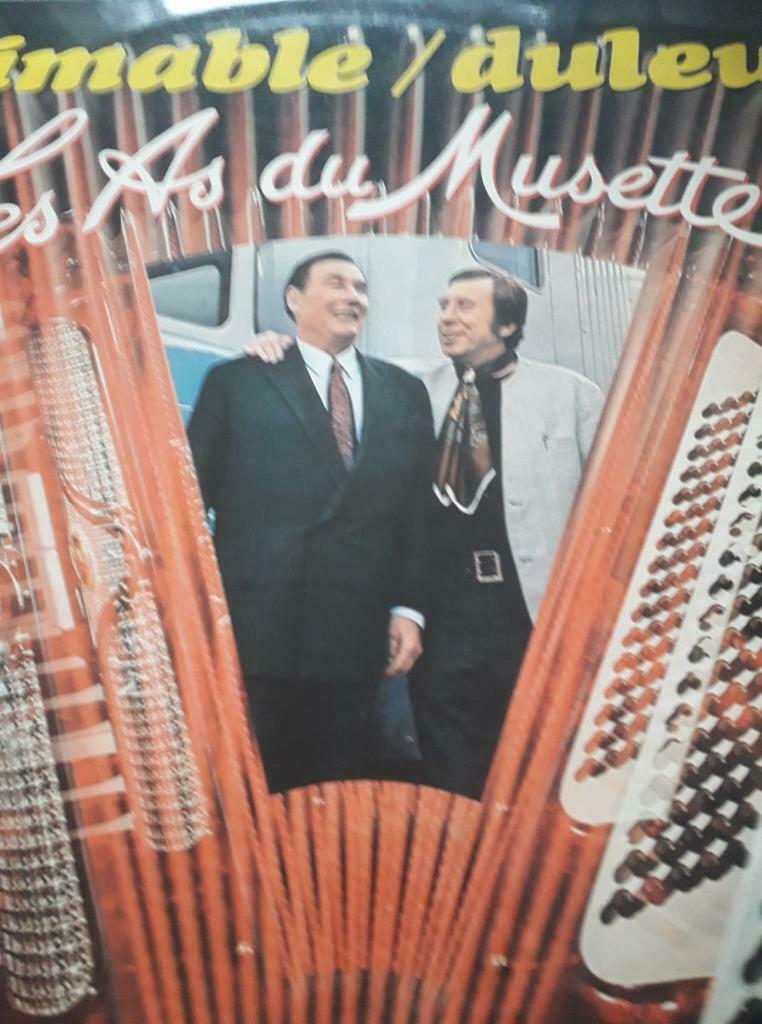 DISQUE VYNIL LES AS DU MUSETTE, Enlèvement, Utilisé