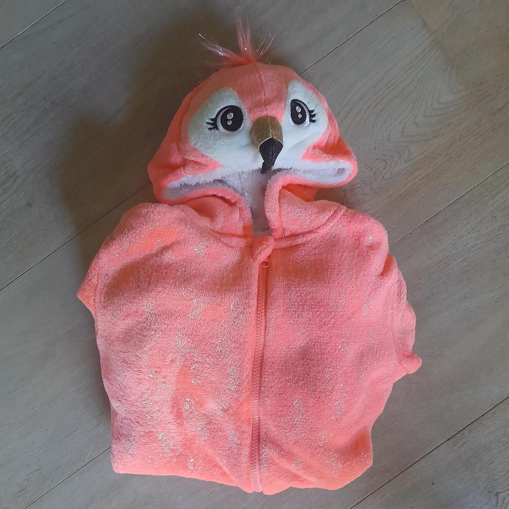 Onesie Flamingo, Ophalen, Zo goed als nieuw, 134 t/m 140, Meisje